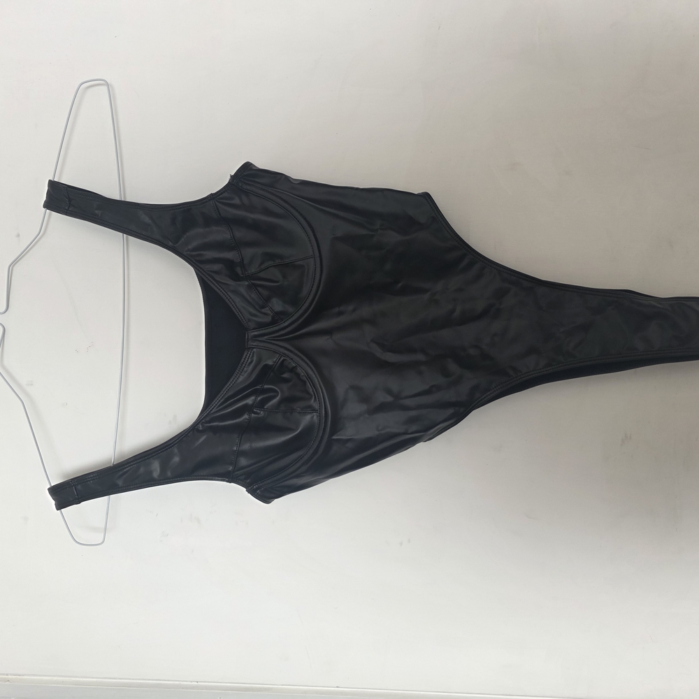 Forever 21 Black Sleeveless Bustier Bodysuit